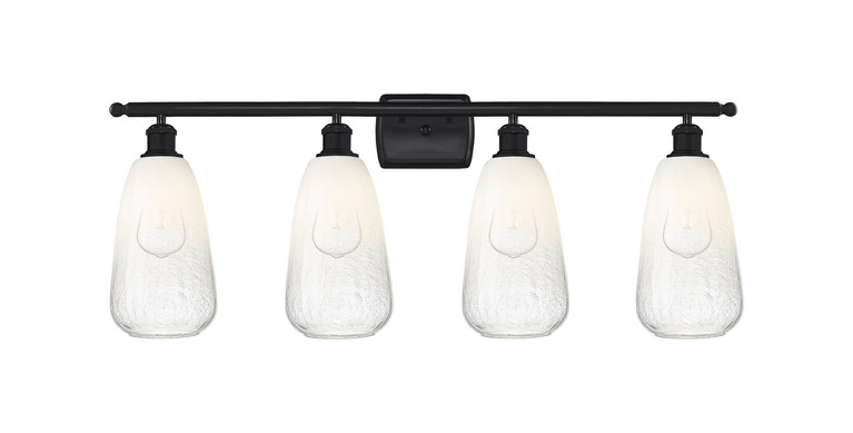 Innovations - 516-4W-BK-G480-6OP - Four Light Bath Vanity - Ballston - Matte Black