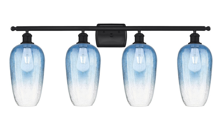 Innovations - 516-4W-BK-G484-7SB - Four Light Bath Vanity - Ballston - Matte Black
