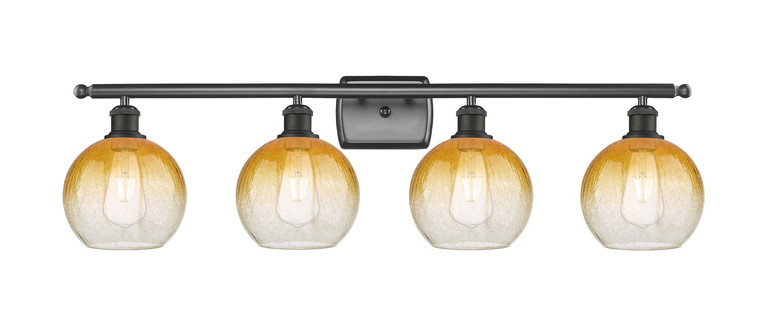 Innovations - 516-4W-OB-G483-8AM - Four Light Bath Vanity - Ballston - Oil Rubbed Bronze