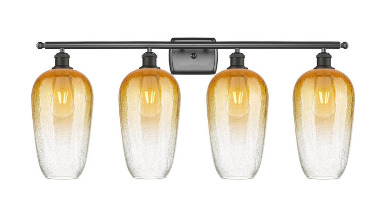 Innovations - 516-4W-OB-G484-7AM - Four Light Bath Vanity - Ballston - Oil Rubbed Bronze
