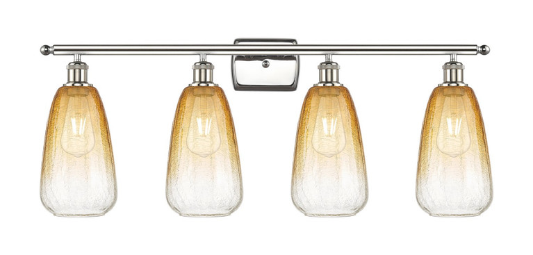 Innovations - 516-4W-PN-G480-6AM - Four Light Bath Vanity - Ballston - Polished Nickel