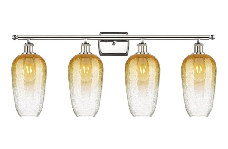 Innovations - 516-4W-PN-G484-7AM - Four Light Bath Vanity - Ballston - Polished Nickel