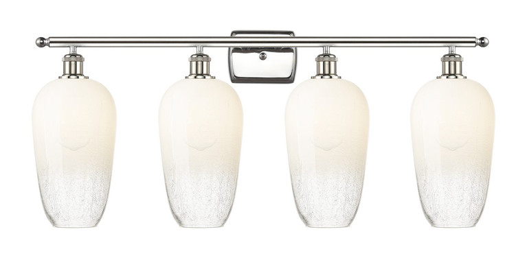 Innovations - 516-4W-PN-G484-7OP - Four Light Bath Vanity - Ballston - Polished Nickel