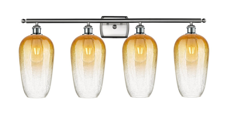 Innovations - 516-4W-SN-G484-7AM - Four Light Bath Vanity - Ballston - Brushed Satin Nickel