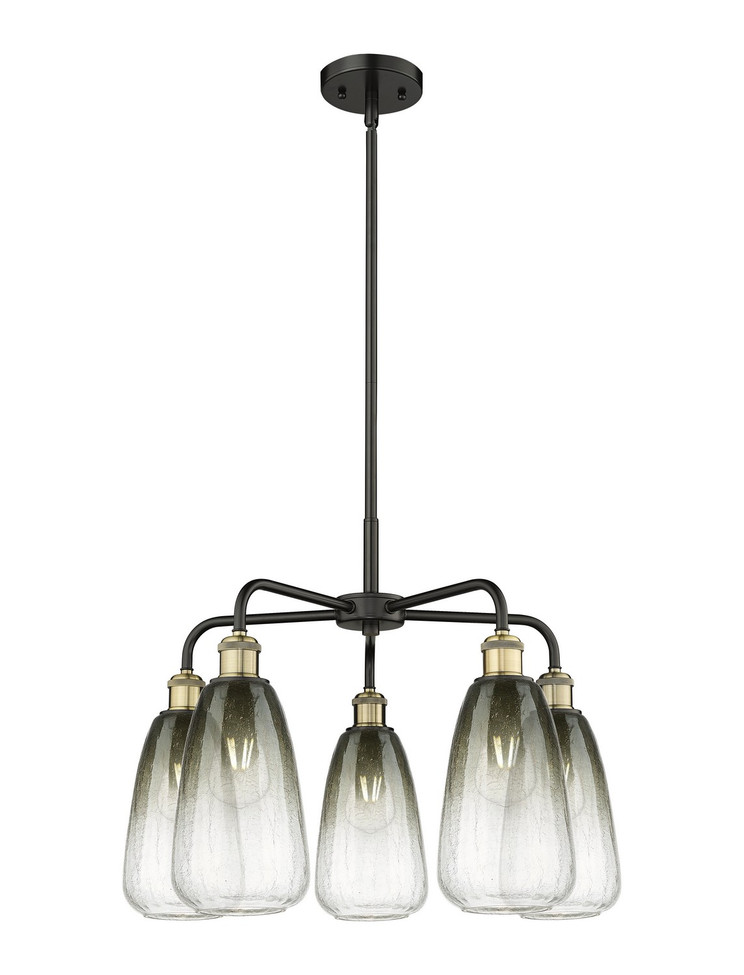 Innovations - 516-5CR-BAB-G480-6SL - Five Light Chandelier - Ballston - Black Antique Brass