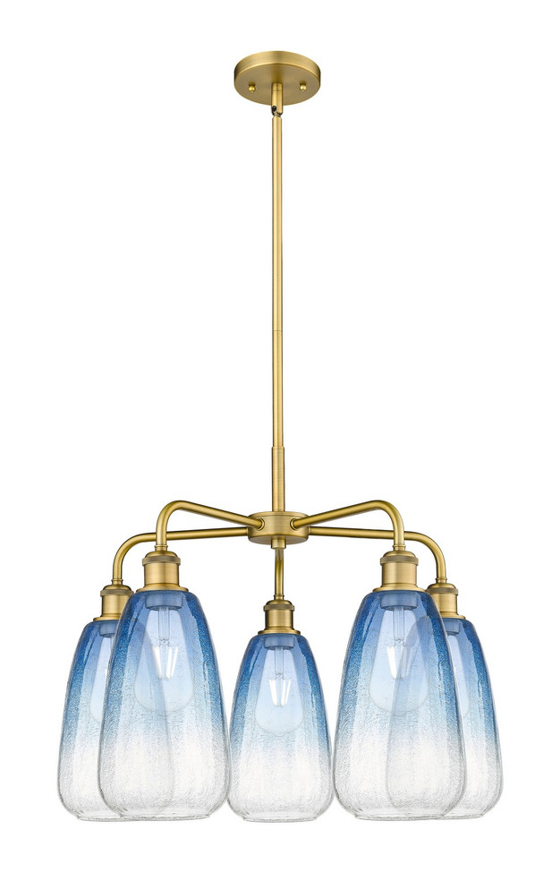 Innovations - 516-5CR-BB-G480-6SB - Five Light Chandelier - Ballston - Brushed Brass