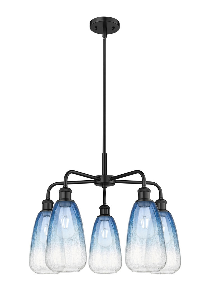 Innovations - 516-5CR-BK-G480-6SB - Five Light Chandelier - Ballston - Matte Black