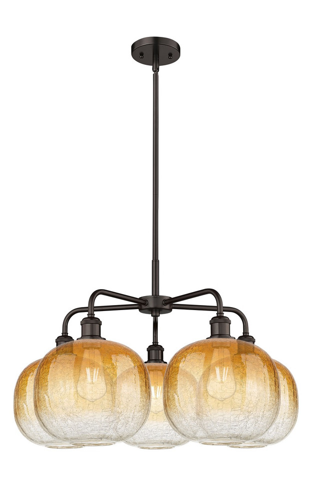 Innovations - 516-5CR-OB-G481-10AM - Five Light Chandelier - Ballston - Oil Rubbed Bronze