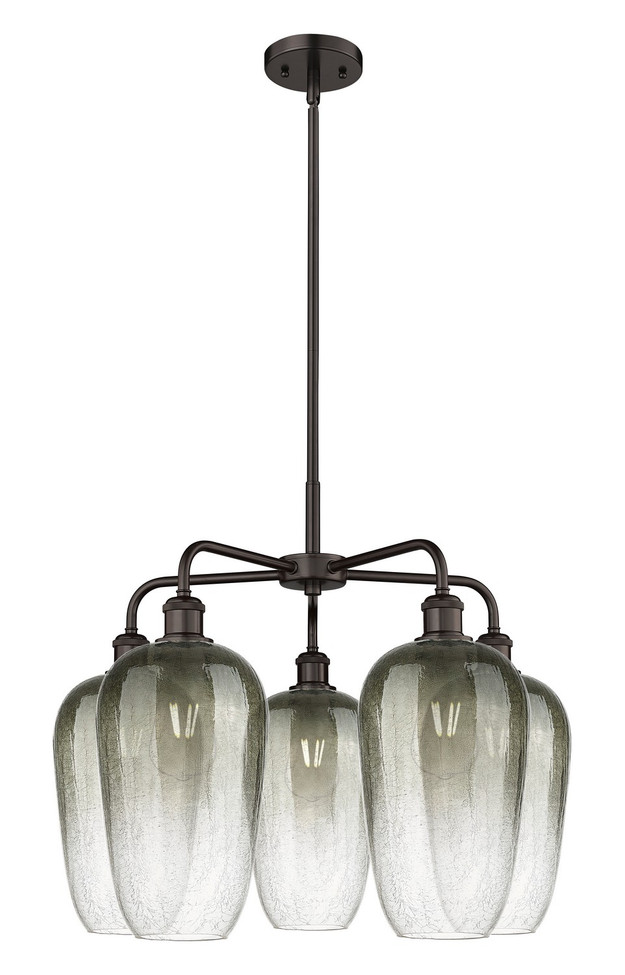 Innovations - 516-5CR-OB-G484-7SL - Five Light Chandelier - Ballston - Oil Rubbed Bronze