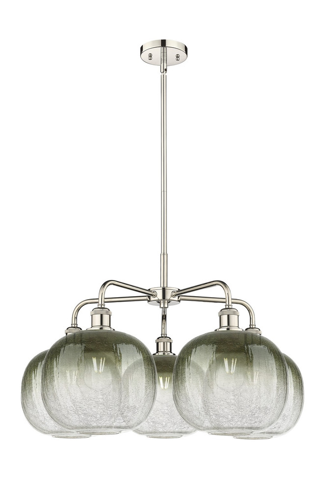 Innovations - 516-5CR-PN-G481-10SL - Five Light Chandelier - Ballston - Polished Nickel