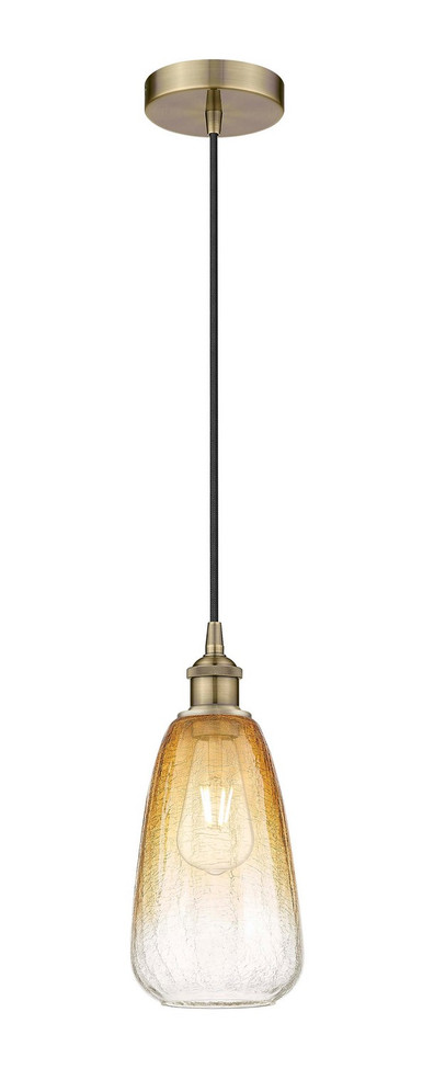 Innovations - 616-1P-AB-G480-6AM - One Light Mini Pendant - Edison - Antique Brass
