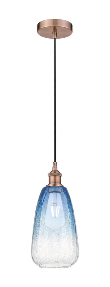 Innovations - 616-1P-AC-G480-6SB - One Light Mini Pendant - Edison - Antique Copper