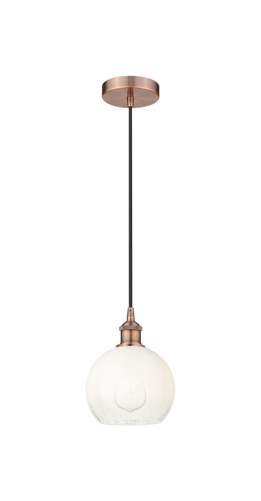 Innovations - 616-1P-AC-G483-8OP - One Light Mini Pendant - Edison - Antique Copper
