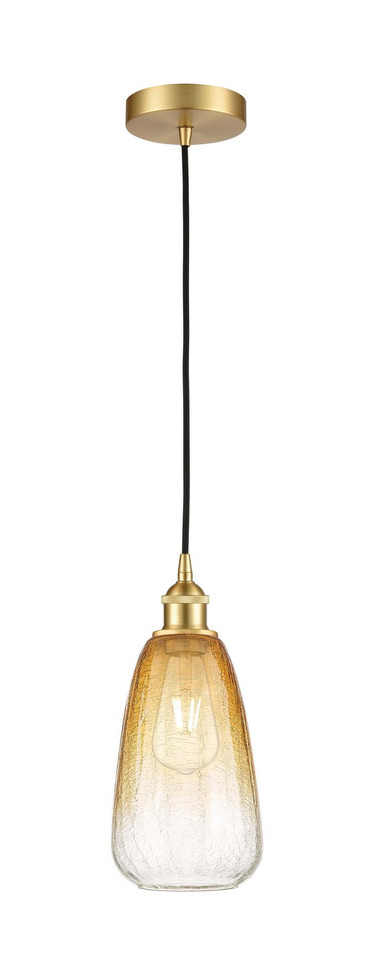 Innovations - 616-1P-SG-G480-6AM - One Light Mini Pendant - Edison - Satin Gold