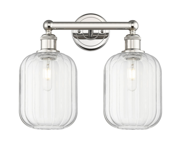 Innovations - 616-2W-PN-G460-7CL - Two Light Bath Vanity - Edison - Polished Nickel