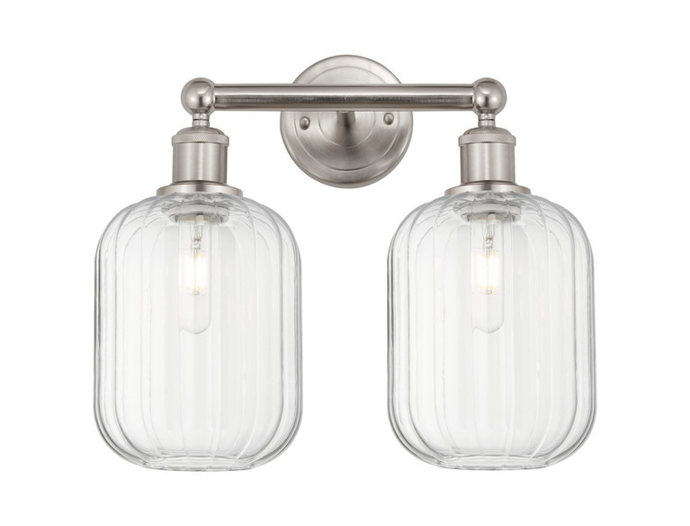 Innovations - 616-2W-SN-G460-7CL - Two Light Bath Vanity - Edison - Brushed Satin Nickel