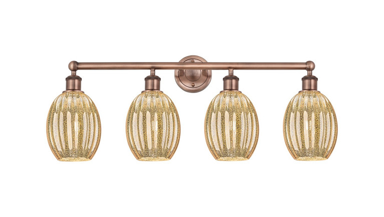 Innovations - 616-4W-AC-G459-6ME - Four Light Bath Vanity - Edison - Antique Copper
