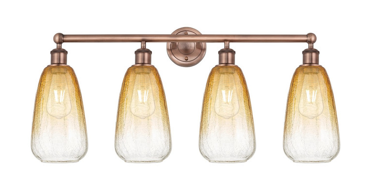 Innovations - 616-4W-AC-G480-6AM - Four Light Bath Vanity - Edison - Antique Copper