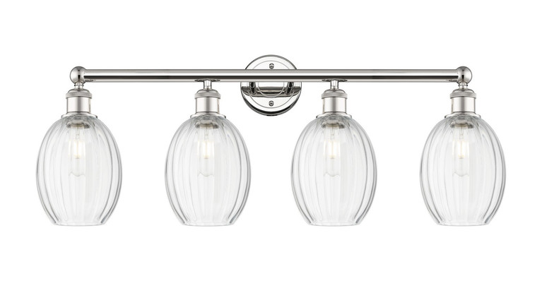 Innovations - 616-4W-PN-G459-6CL - Four Light Bath Vanity - Edison - Polished Nickel