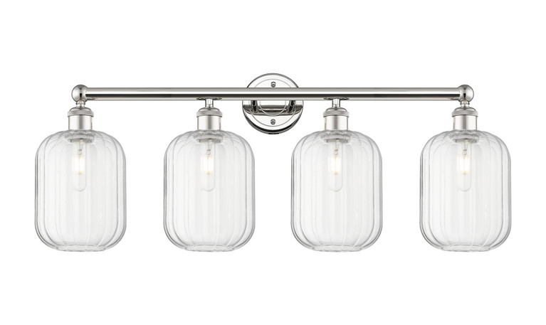 Innovations - 616-4W-PN-G460-7CL - Four Light Bath Vanity - Edison - Polished Nickel