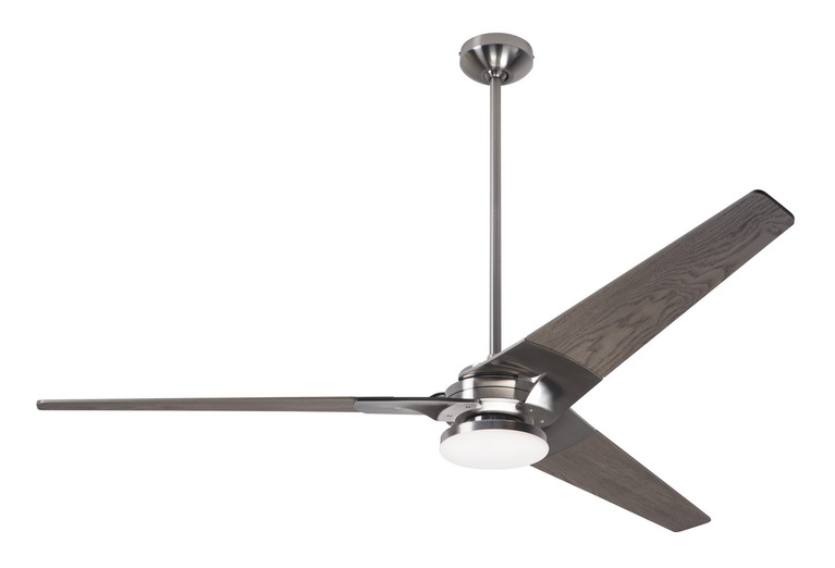 Modern Fan Co - TOR-BN-62-GY-272-003 - 62Ceiling Fan - Torsion - Bright Nickel