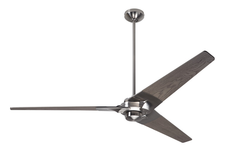 Modern Fan Co - TOR-BN-62-GY-NL-004 - 62Ceiling Fan - Torsion - Bright Nickel