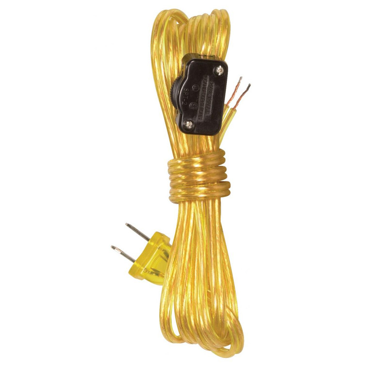 Satco - 90-105 - Cord Sets - Clear Gold