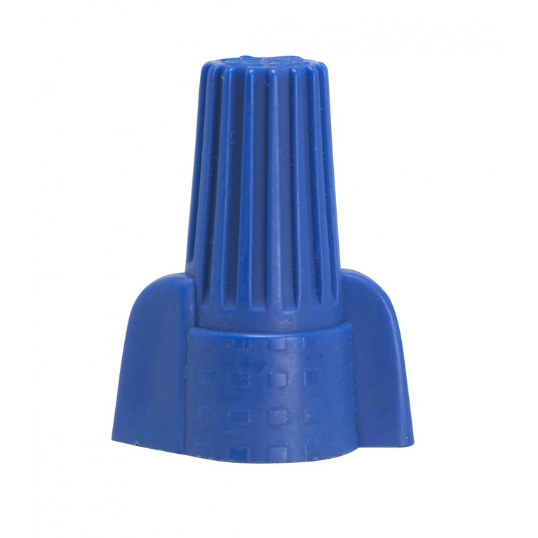 Satco - 90-2241 - Wing Nut Wire Connector With Spring Inserts - Blue
