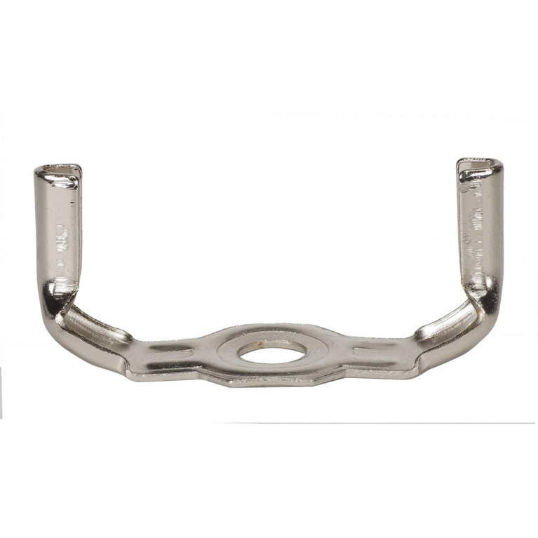 Satco - 90-2339 - Wide Light Duty Saddle For Cfl - Nickel Plated