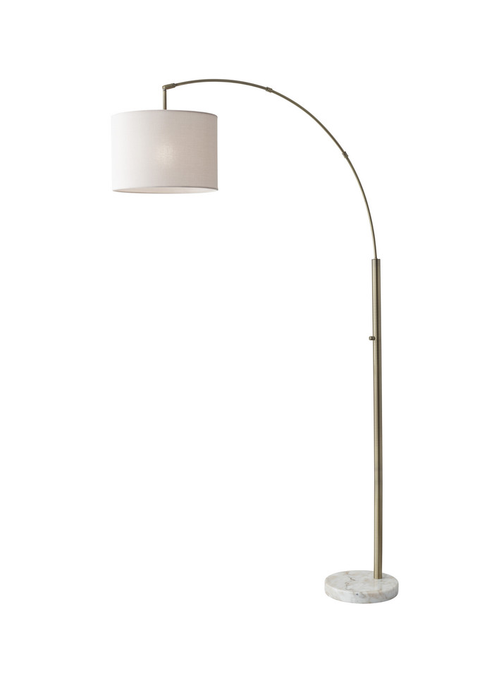 Adesso Home - 4249-21 - Floor Lamp - Bowery - Antique Brass