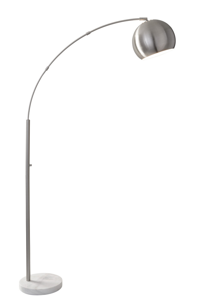 Adesso Home - 5170-22 - Floor Lamp - Astoria - Brushed Steel