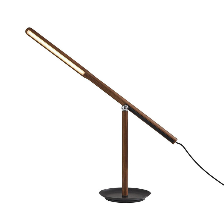 Adesso Home - AD9112-15 - LED Desk Lamp - Gravity - Walnut Ash Wood