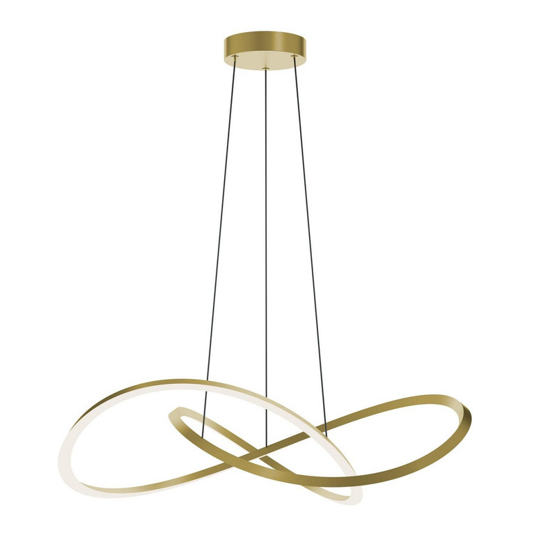 AFX Lighting - CLSP32LAJUDLB - LED Pendant - Celeste - Light Antique Brass