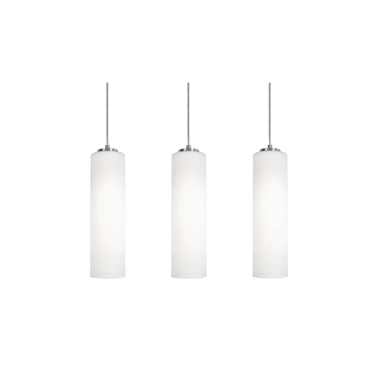 AFX Lighting - LEOP0412MBSNLNR3 - Three Light Linear Pendant - Leo - Satin Nickel