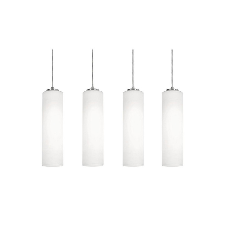 AFX Lighting - LEOP0412MBSNLNR4 - Four Light Linear Pendant - Leo - Satin Nickel