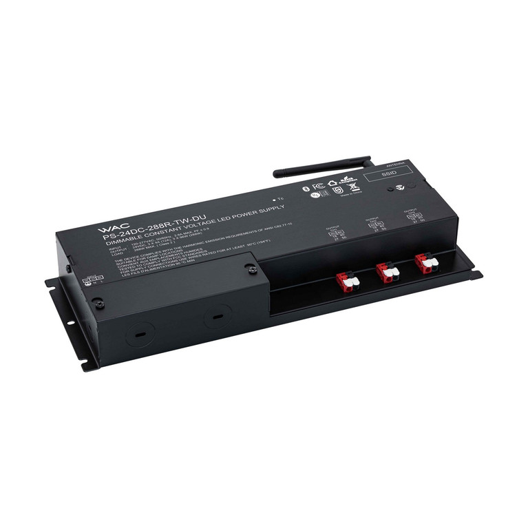 W.A.C. Lighting - PS-24DC-288R-TW-DU - Mesh PSC 288W 120-277VAC/24VDC Duet - Invisiled Duet - Black