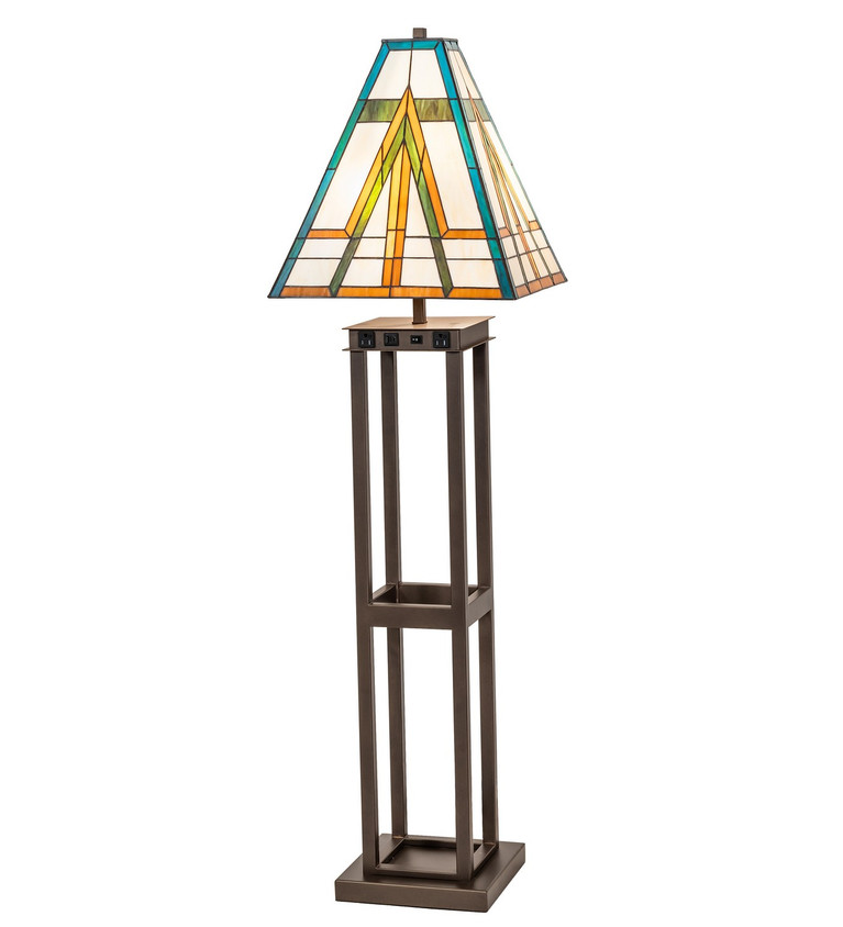 Meyda Tiffany - 269733 - Two Light Floor Lamp - Moab - Tyler Bronze