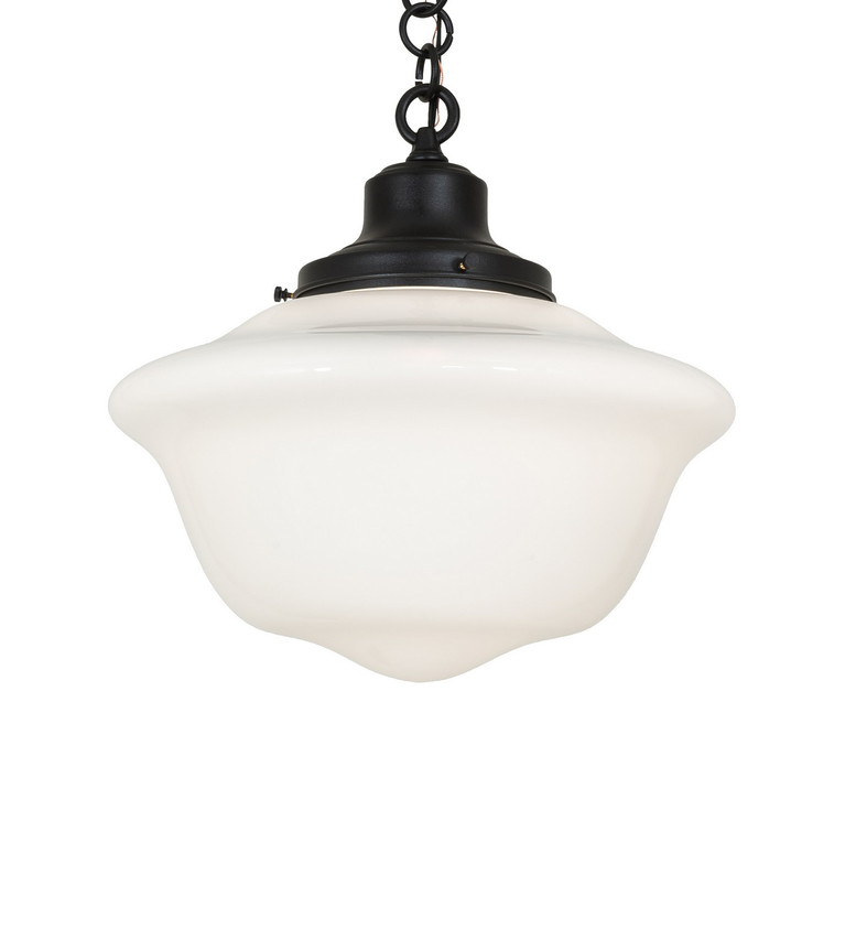 Meyda Tiffany - 273968 - One Light Pendant - Revival - Textured Black