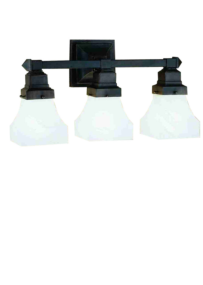 Meyda Tiffany - 27623 - Three Light Vanity - Bungalow - Mahogany Bronze