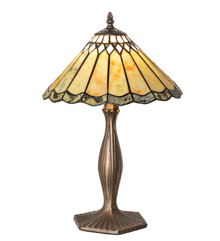 Meyda Tiffany - 278895 - One Light Accent Lamp - Carousel - Mahogany Bronze