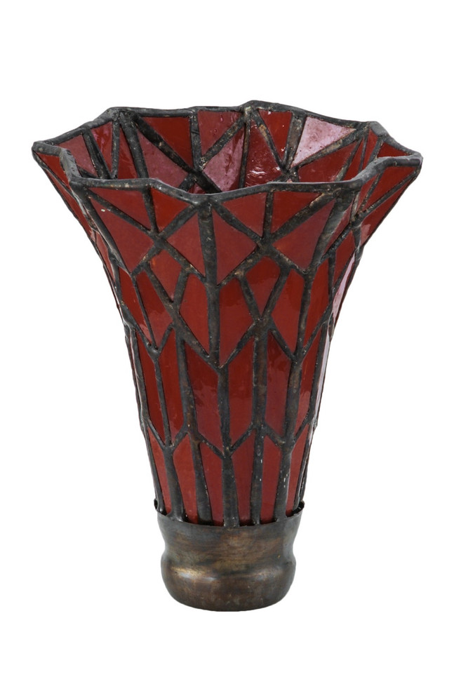 Meyda Tiffany - 28656 - Shade - Stained Glass Pond Lily - Rust