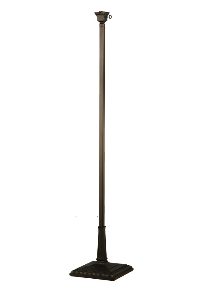 Meyda Tiffany - 30842 - One Light Torchiere - Mission - Mohagany Bronze