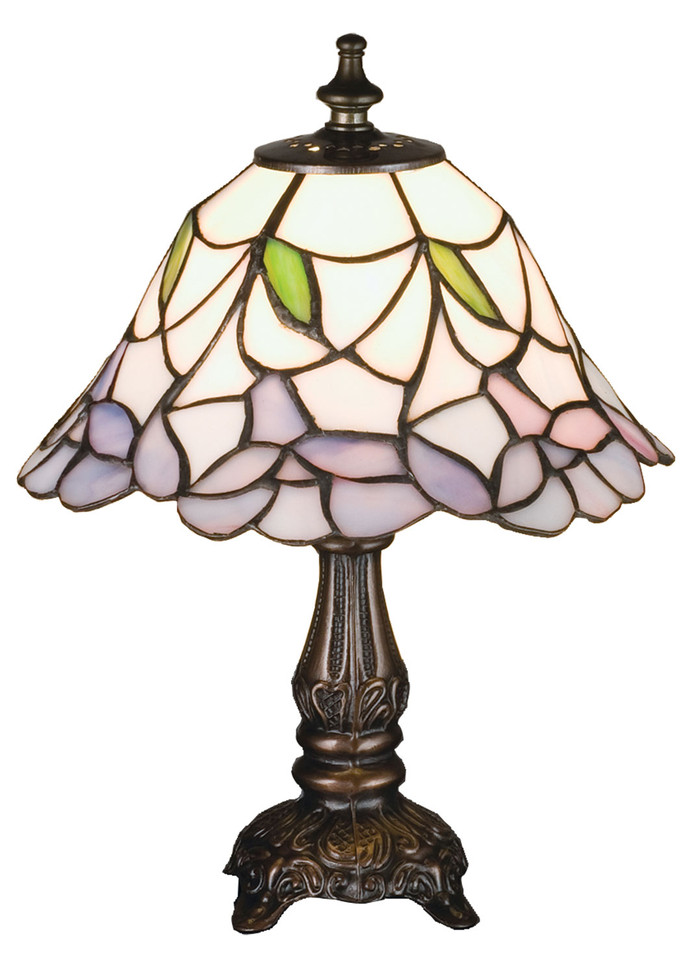 Meyda Tiffany - 31194 - One Light Mini Lamp - Daffodil Bell - Mahogany Bronze