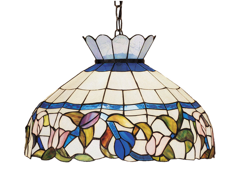 Meyda Tiffany - 31255 - Three Light Pendant - Rose Vine - Mahogany Bronze