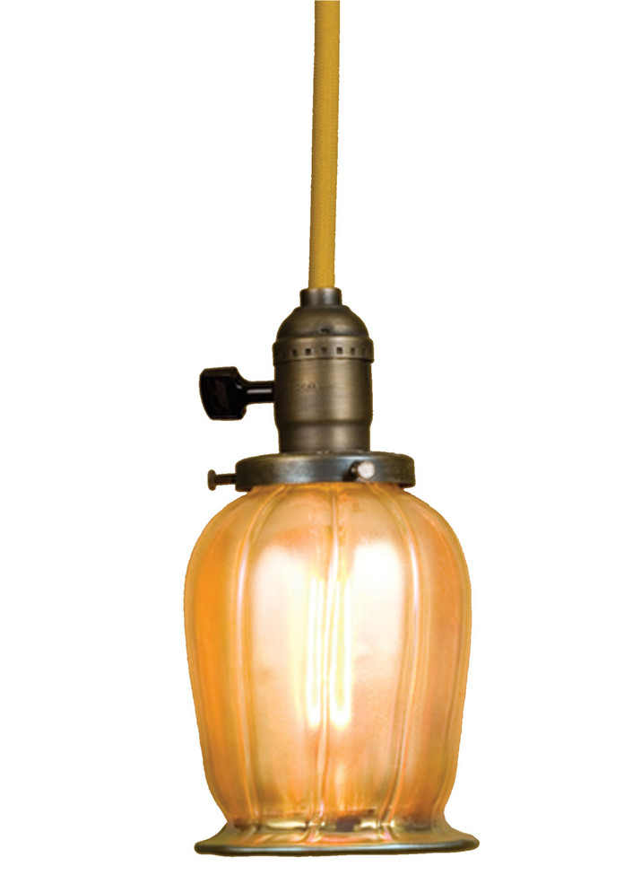Meyda Tiffany - 36818 - One Light Mini Pendant - Revival - Antique Brass