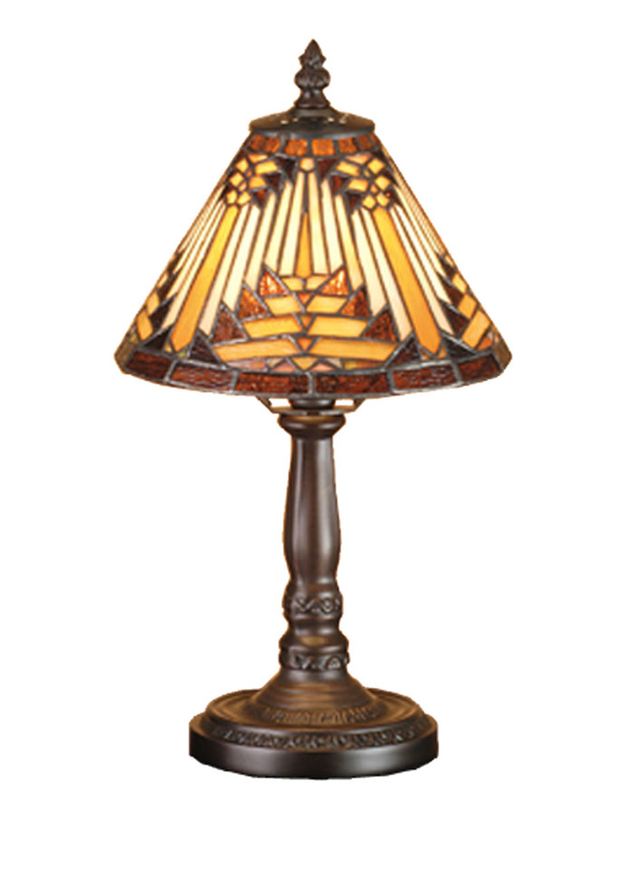 Meyda Tiffany - 66223 - One Light Mini Lamp - Nuevo - Mahogany Bronze