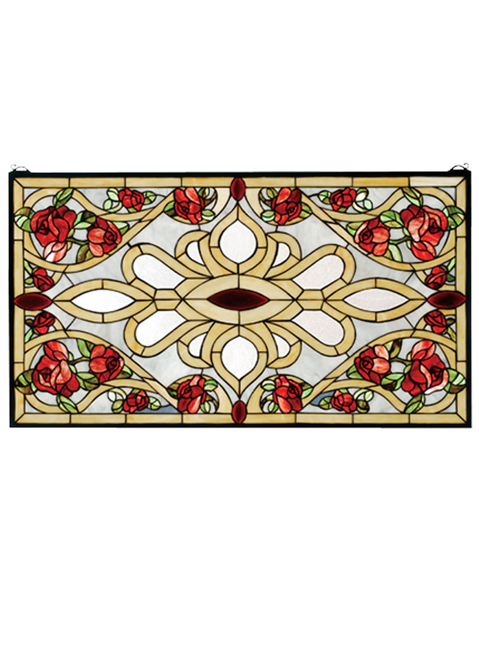 Meyda Tiffany - 67139 - Window - Bed Of Roses - Antique CopperBurnished