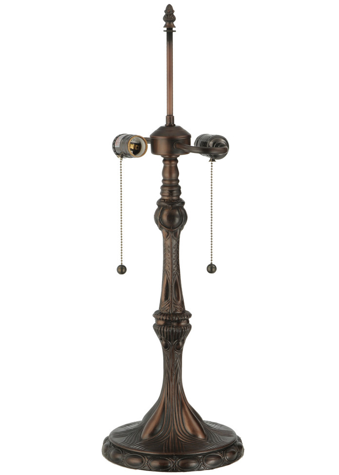 Meyda Tiffany - 79790 - Two Light Table Base - Gypsy - Mahogany Bronze