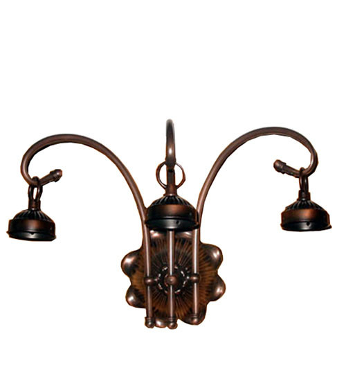 Meyda Tiffany - 98634 - Three Light Wall Sconce Hardware - Victorian - Mahogany Bronze