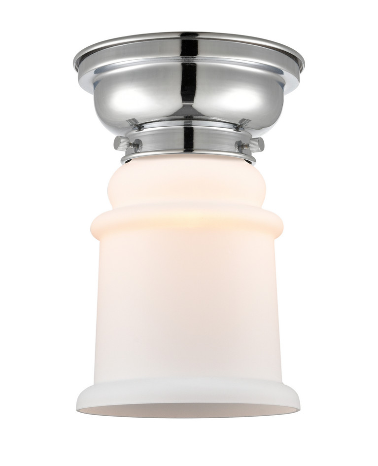 manufacturer_finish:Polished Chrome|manufacturer_glass:Cased Matte White Large Canton|light_output:220.00lm|color_temperature:2200K|cri:99